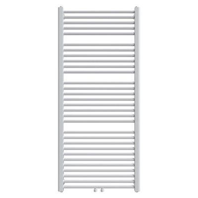 HR Badmeubelen Polo Designradiator - 60x8x134cm - middenaansluiting - 724 watt - wit glans