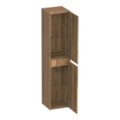 BRAUER Inspire armoire haute 160 avec 2 portes sans poignées ouvrant à gauche ou à droite Honey
