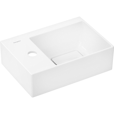 HansGrohe Xevolos E lave-mains 360/250 avec trou pour robinet à gauche sans trop-plein, SmartClean