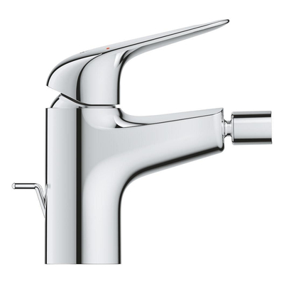 Grohe EuroPro Robinet de bidet - avec levier - tirette - Chrome