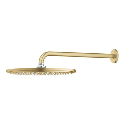 Grohe Rainshower Cosmopolitan 310 Douche Principale - 31cm - 1 type de jet - bras mural 38cm - brosse cool sunrise