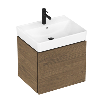 Hansgrohe Wastafelonderkast - 58x47cm - 1 lade - cashmere oak