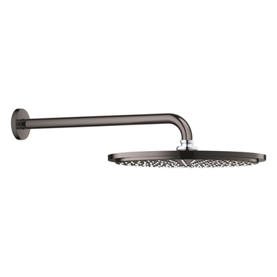 Grohe Rainshower Cosmopolitan 310 Douche Principale - 31cm - 1 type de jet - bras mural 38cm - graphite dur