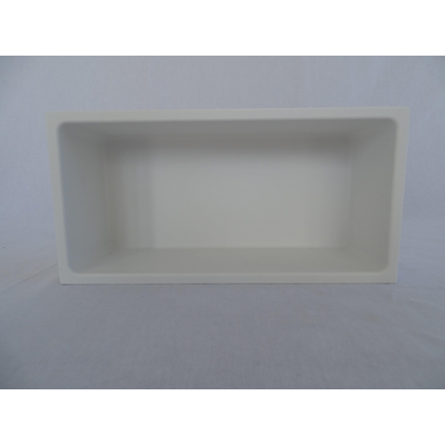 Crosstone by Arcqua Solid Alcove niche encastrée 30x15x10cm solid surface blanc mat
