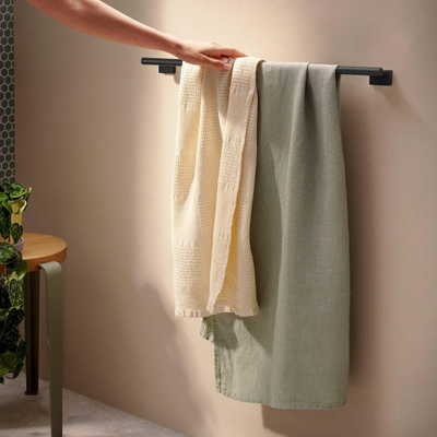 Hansgrohe AddStoris S Handdoekhouder mat zwart