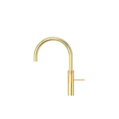 Quooker BE Fusion Round kokendwaterkraan - draaibare uitloop - PRO3 reservoir - Warm / kokend water - Verguld glans