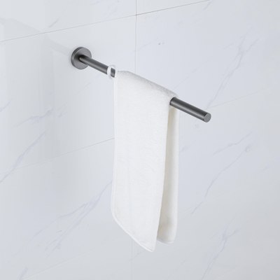 Fortifura Calvi Handdoekhouder - 40cm - vast - geborsteld gunmetal (antraciet)
