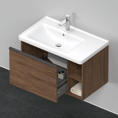 Duravit D-neo Meuble sous vasque 78.4x45.2x44cm 1 tiroir Noisette (foncé) mat