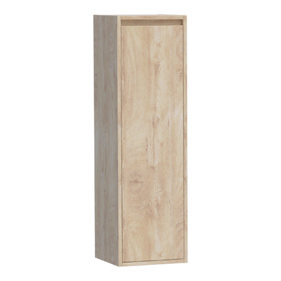 BRAUER Adore armoire de salle de bains - 120x35x35cm - avec 1 porte sans poignée ouvrant à gauche Forest Wheat