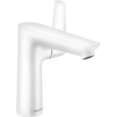 Hansgrohe Talis e 1 greeps wastafelkraan - 150 PopUp - trekwaste - mat wit