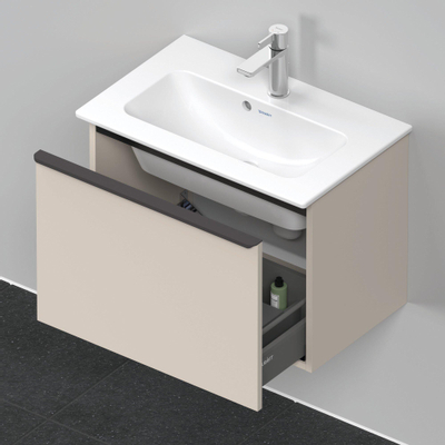 Duravit D-neo Meuble sous vasque 61x37.2x44cm 1 tiroir Taupe mat