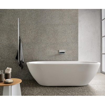 Ceramiche Coem Carrelage sol et mural - 60x60 cm - épaisseur 10 mm - carré - bords rectifiés - béton gris