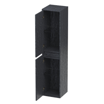 BRAUER Adore armoire de salle de bains - 160x35x35cm - avec 2 portes sans poignées ouvrant à gauche ou à droite Damascus