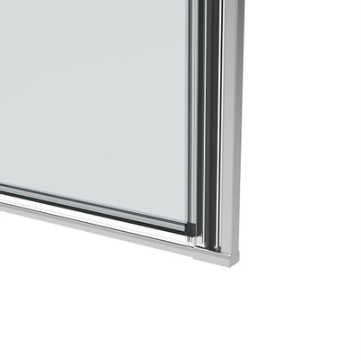 Marenza Neptune 5000 Douchedeur - 95x200cm - profielloos veiligheidsglas - anti kalk - chroom