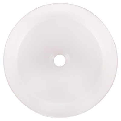 Differnz MIRA Vasque à poser - 36x12cm - céramique - beige/blanc