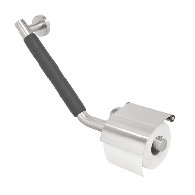 Tiger Boston Comfort en Safety Wandbeugel met toiletrolhouder RVS geborsteld Links 40.4x24.1x8cm SHOWROOMMODEL