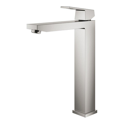 GROHE Eurocube waterbesparende wastafelkraan xl-size m. gladde body supersteel