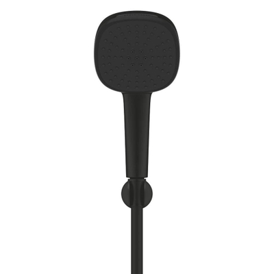 Grohe Vitalio Comfort QuickFix Support pommeau de douche - Ø11cm - 2 jets - 7.4l/min - flexible 175cm - noir mat