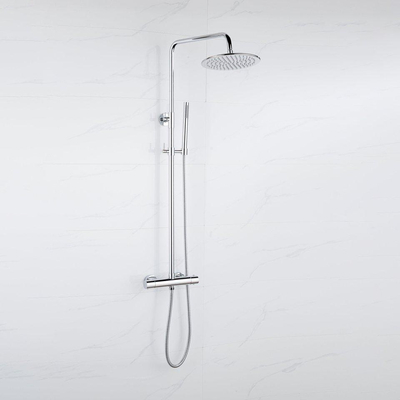 Fortifura Calvi Thermostatische Regendouche (compleet) - chroom TWEEDEKANS