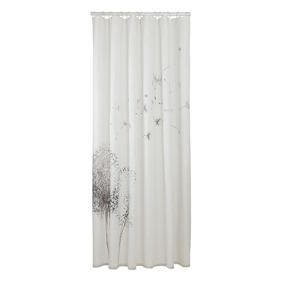 Sealskin Flow Douchegordijn 180x200 cm Polyester Zwart / Wit