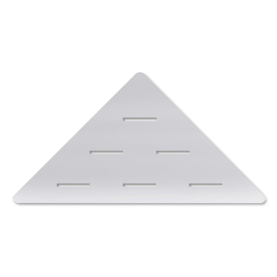 LoooX Corner Shelf hoekplanchet 30x22cm geschikt voor in doucheruimte wit