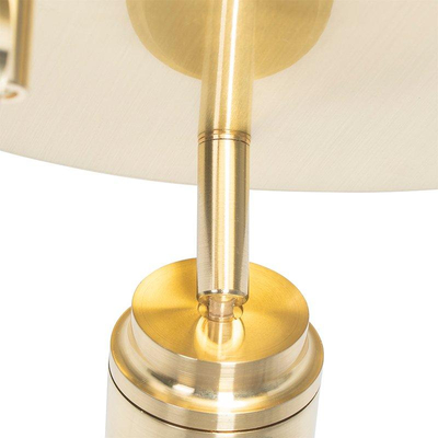 QAZQA Ducha badkamer plafondlamp - 25x25cm - 3 spots - IP44 - messing (goud)