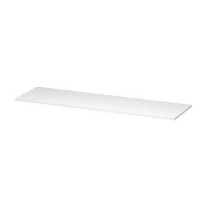 INK Topdeck Wastafelblad - 160x45x2cm - tbv onderkast - MDF lak - Mat wit