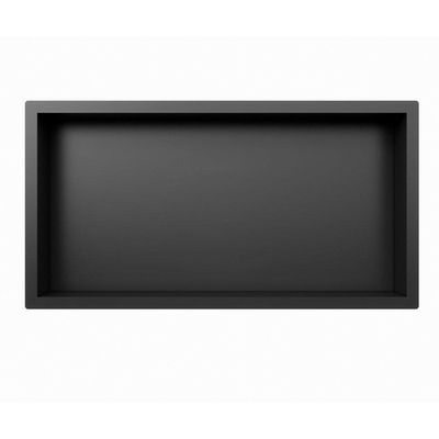 FugaFlow Arcas Niche encastrable - 30x64cm - Noir mat
