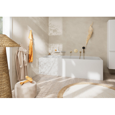 Hansgrohe Tecturis s baduitloop - geborsteld brons