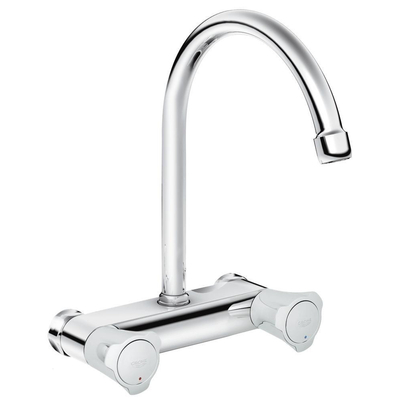 Grohe Costa L Keukenkraan - hoog - bovenuitloop - inbouw - chroom