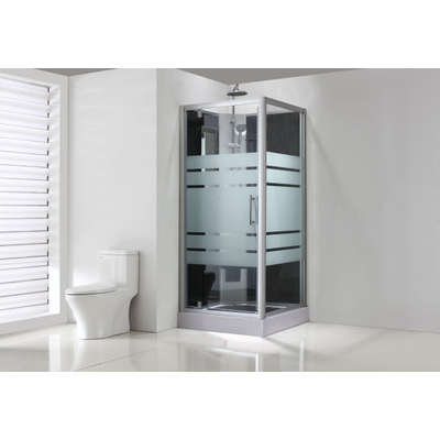 Xellanz Thermo cabine de douche complète 90x90x228 alu verre 5mm