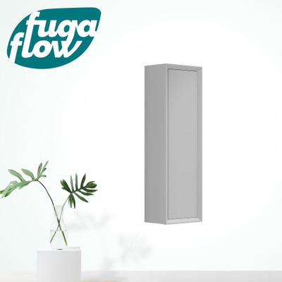 FugaFlow Eccelente Arredo Armoire colonne - 120x34.5x34.5cm - 1 porte - MDF - Greige mat (gris)