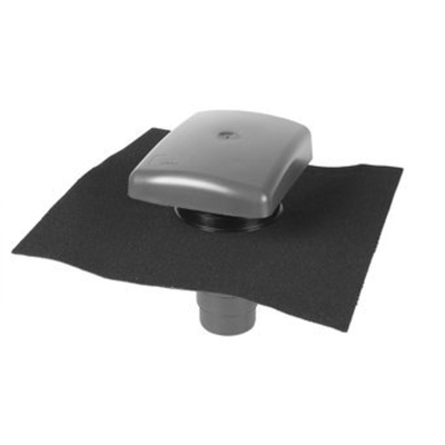 Ubbink Ubiflex rioolontspannings pan + adapter zwart