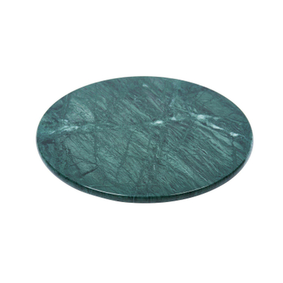 Wellmark plateau rond en marbre plat 24cm rond en marbre vert