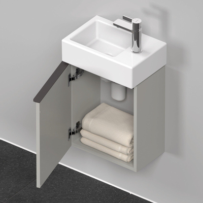 Duravit D-neo Meuble sous vasque 36.4x22.2x44cm 1 porte Gris béton mat