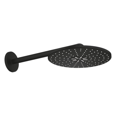 GroheRainshower SmartActivehoofddoucheset m. 2 straalsoortenØ31cmm. douchearm wandmontage 43cmphantom black