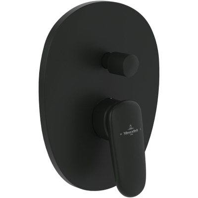 Villeroy & Boch Antao 1 greeps inbouwkraan - met omstel - mat zwart
