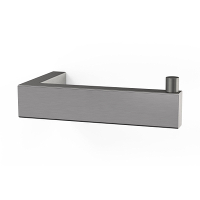 Zack LINEA Toiletrolhouder - 15cm - L-vorm - grafiet