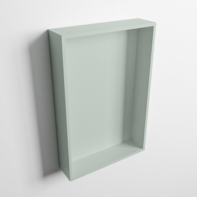 Mondiaz EASY Niche de salle de bains 29.5x44.5x8cm encastrable/à monter Solid Surface Greey/Greey