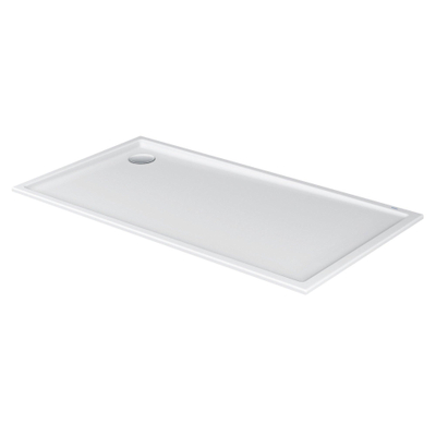 Duravit Starck Slimline Kunststof douchebak acryl rechthoekig - 170x90x6cm - zonder poten - wit