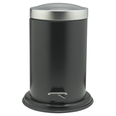 Sealskin Acero Poubelle à pédale 3 litres sur pied Noir
