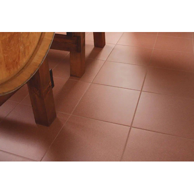 Terravito Belino carrelage mural et de sol - 10x10cm - 7.2mm - carré - rectifié - rouge terre cuite mat