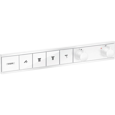 Hansgrohe Rainselect Afbouwdeel - voor inbouw douchekraan - thermostatisch - voor 4 functies - 59.8x90cm - thermostaat - mat wit