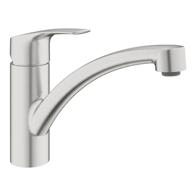 Grohe Eurosmart Keukenkraan - draaibare uitloop - Brushed Supersteel (RVS)