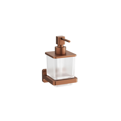 Distributeur de savon Crosswater Rotar - 14,9x11x8cm - laiton brossé
