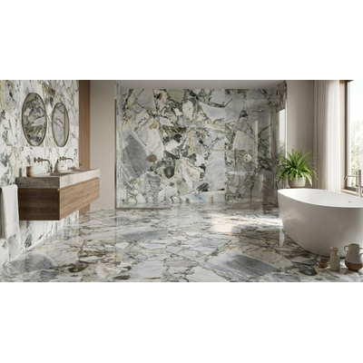 Carreau mural et de sol Energieker White Beauty - 120x120cm - 9mm - rectifié - Gris foncé