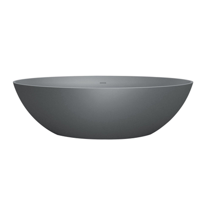 Best Design New Stone vrijstaand bad 180x90x58cm solid surface met overloop lava SHOWROOMMODEL