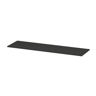 INK Topdeck Wastafelblad - 160x45x2cm - tbv onderkast - MDF lak - Mat Antrachiet