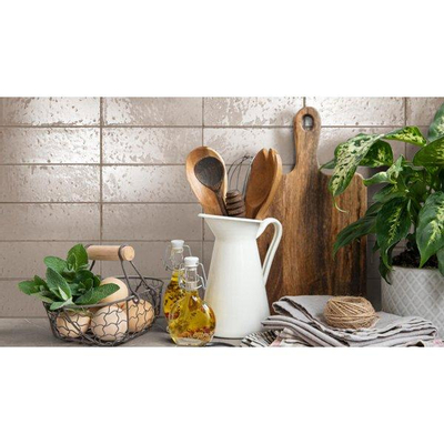 ÉCHANTILLON Carreau mural Ragno Glace 075X200 Mastice 9mm Brillant