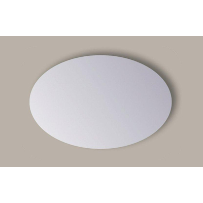 Sanicare Q-mirrors miroir – ovale – 120 x 80 cm – sans éclairage – Argent